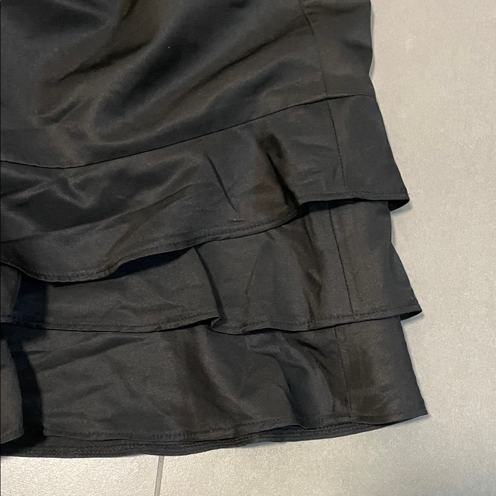 Black Ruffled Skirt - Picture 2 of 3